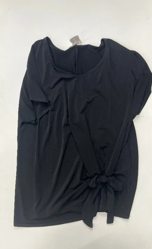 Black Blouse Short Sleeve Zenana Outfitters, Size L