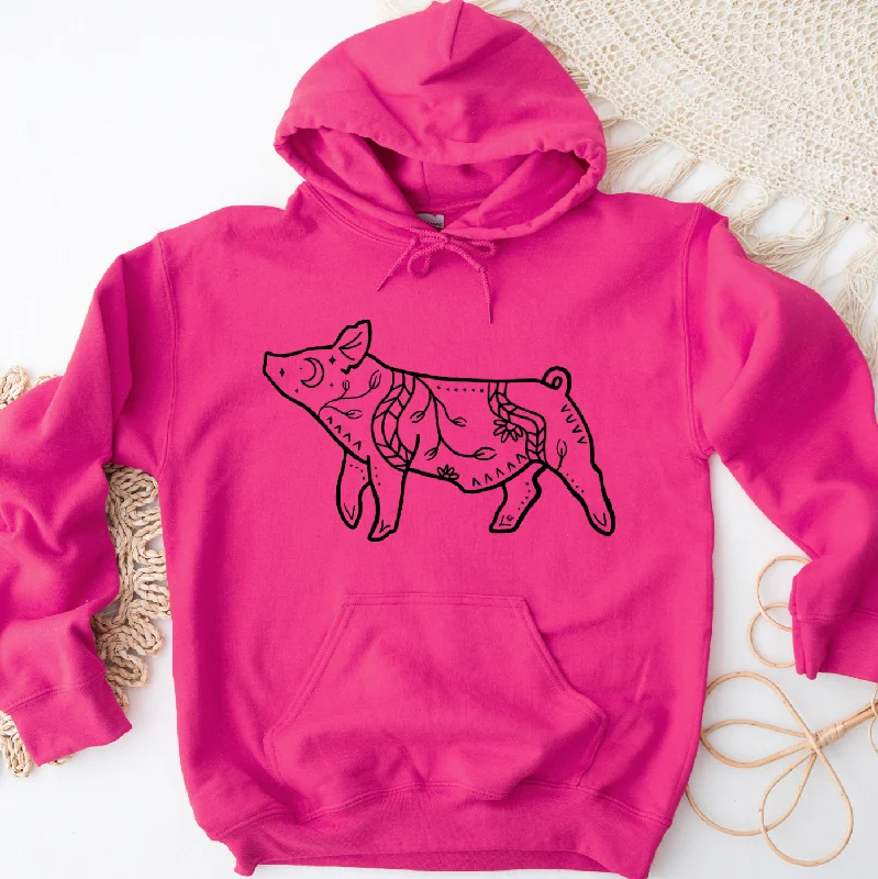 Boho Hog Hoodie (S-3XL) Unisex - Multiple Colors!