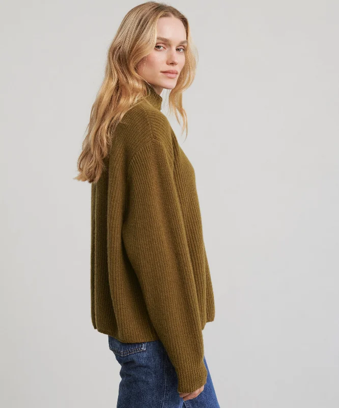 Cashmere Half Zip