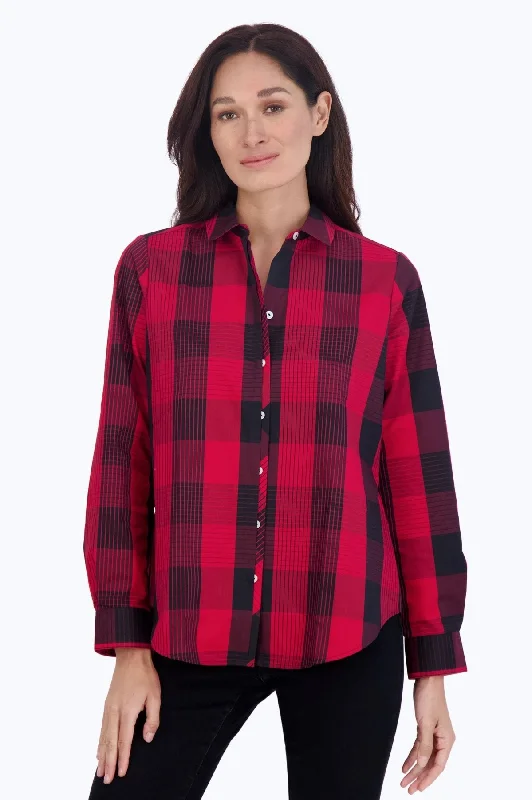 Charlie No Iron Buffalo Plaid Shirt