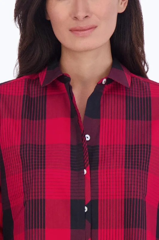 Charlie No Iron Buffalo Plaid Shirt