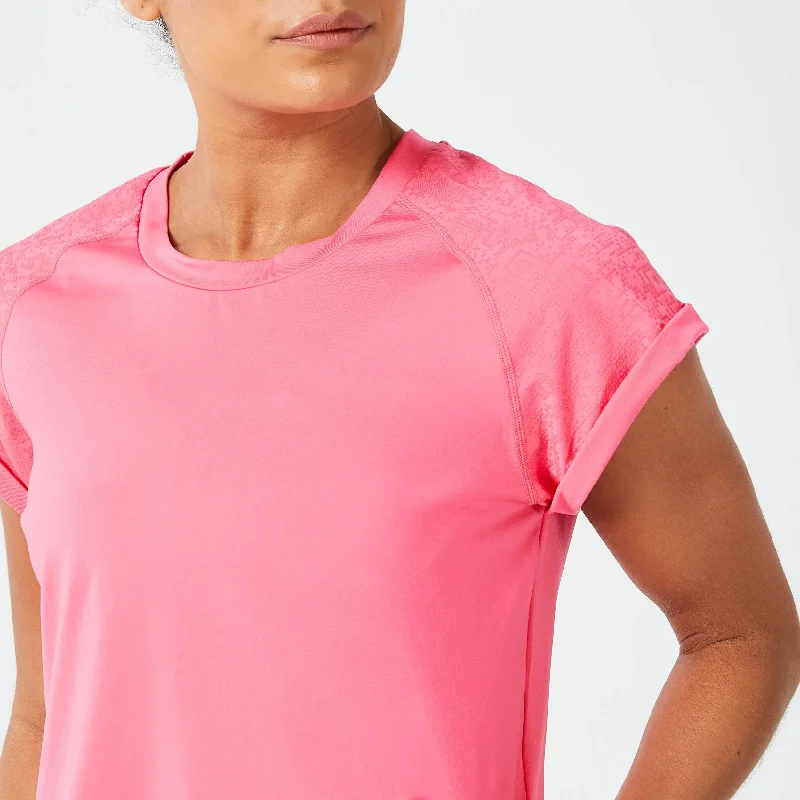 Code Boxy Tee - Hot Pink