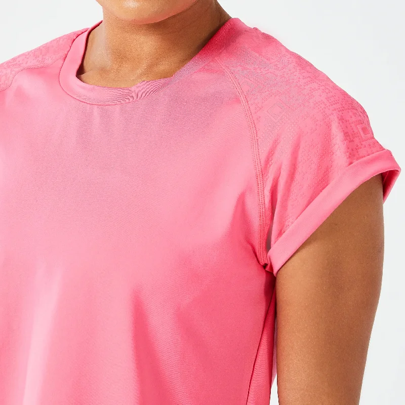 Code Boxy Tee - Hot Pink