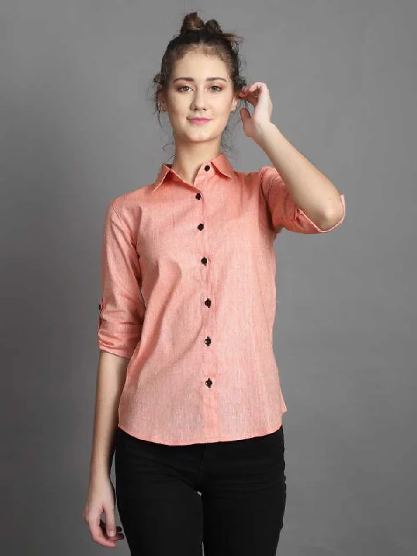 TANDUL  Women Regular Fit Self Design Casual Shirt