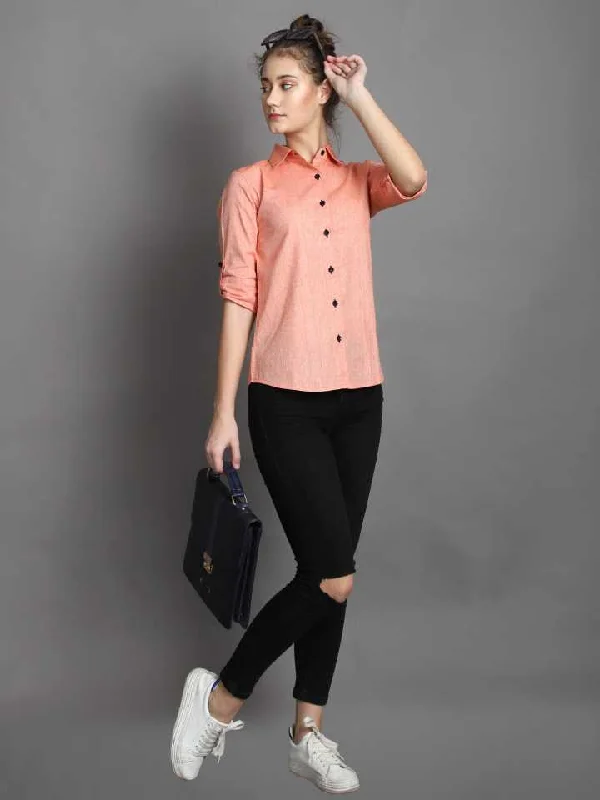 TANDUL  Women Regular Fit Self Design Casual Shirt