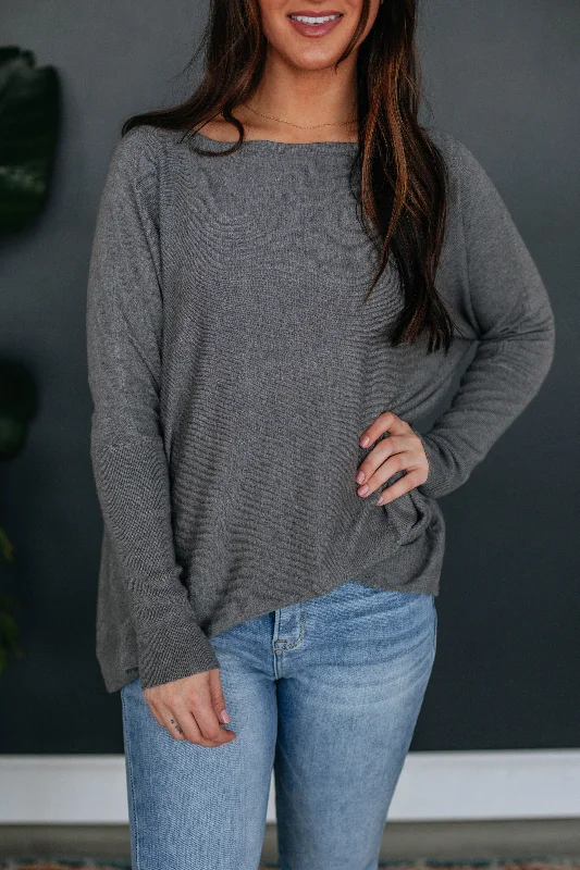 Edella Sweater - Charcoal