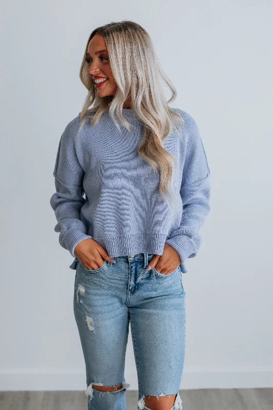 Embrie Sweater - Powder Blue