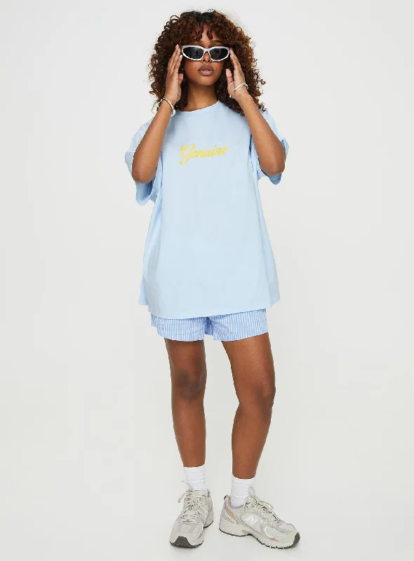 Genuine Oversized Tee Blue