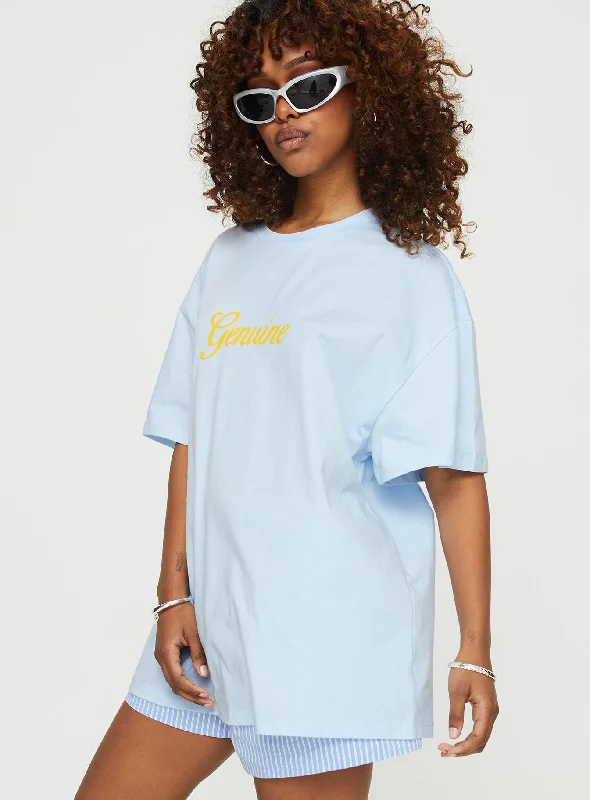 Genuine Oversized Tee Blue