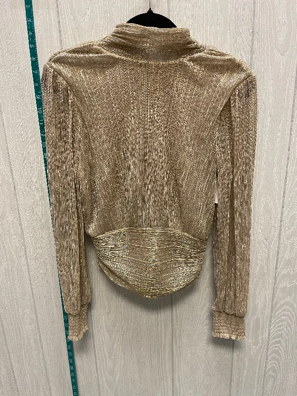 Gold Blouse Long Sleeve Bailey 44, Size S