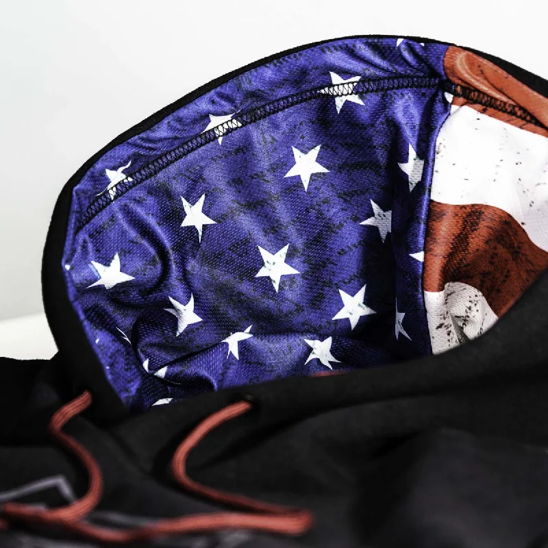 Classic Lined Hoodie | American Flag Shield