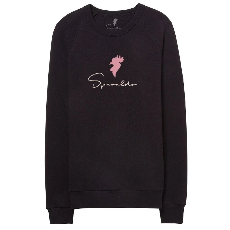 Legend Pullover Sweatshirt Black/Pink Logo