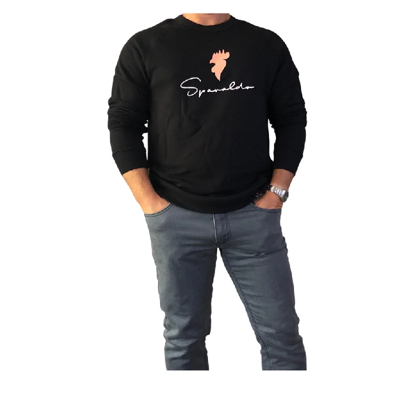 Legend Pullover Sweatshirt Black/Pink Logo