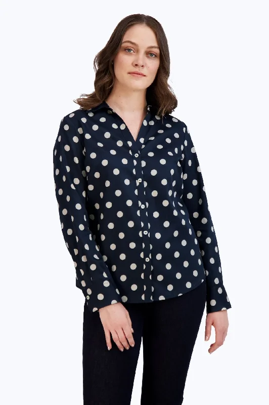 Mary Non-Iron Coin Dot Shirt