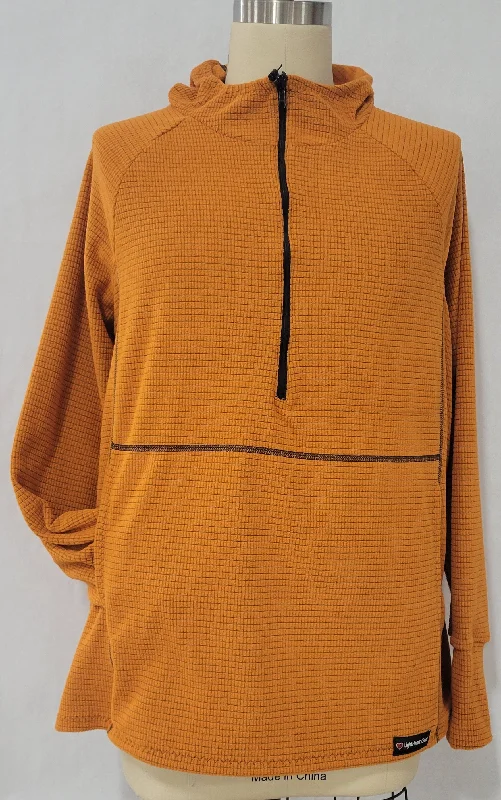 Half Zip / Orange / Small