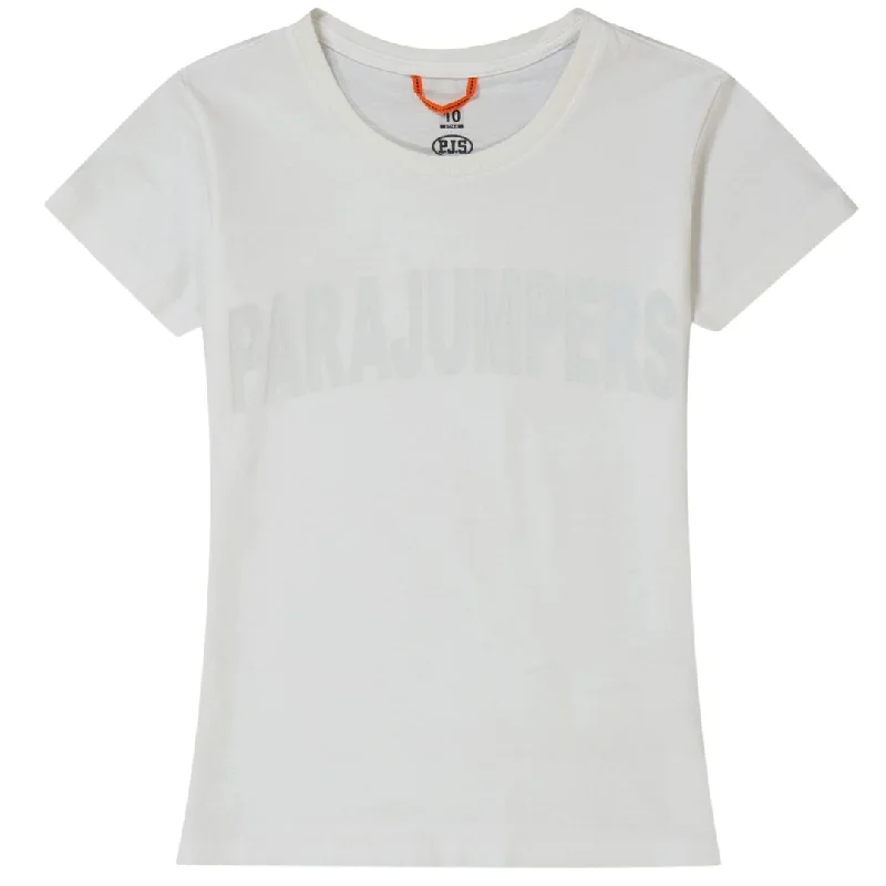 Parajumpers Cristie Brand Logo Off-White T-shirt