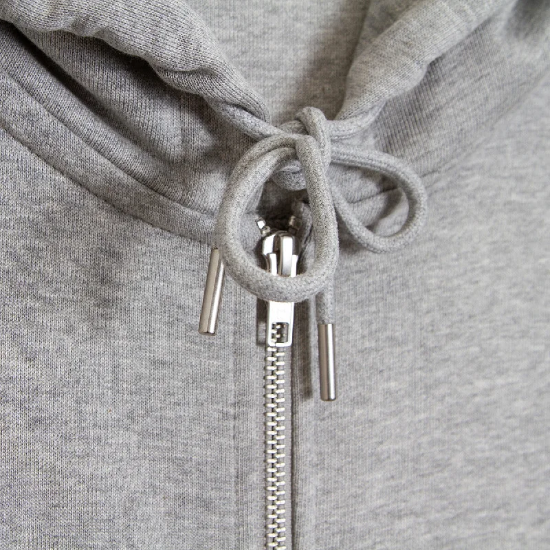 Peoples Techno Crest - Zipped Hood - Grey