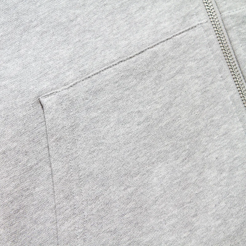 Peoples Techno Crest - Zipped Hood - Grey