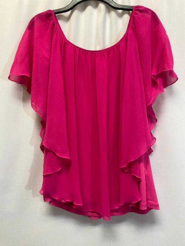 Pink Top Short Sleeve Cato, Size L