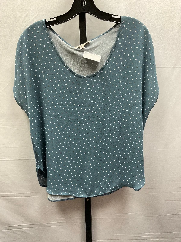 Polkadot Pattern Top Short Sleeve Loft, Size M