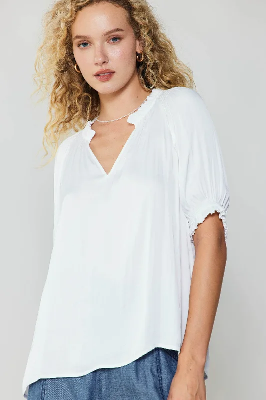 Ruffled Cuff Blouse