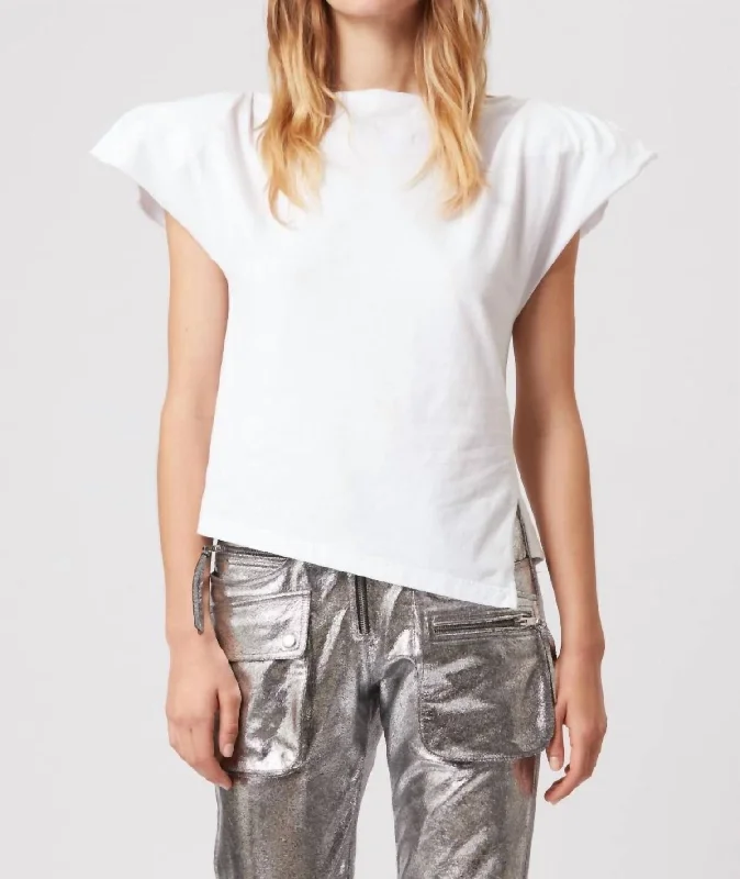 Sebani Cotton Tee In White