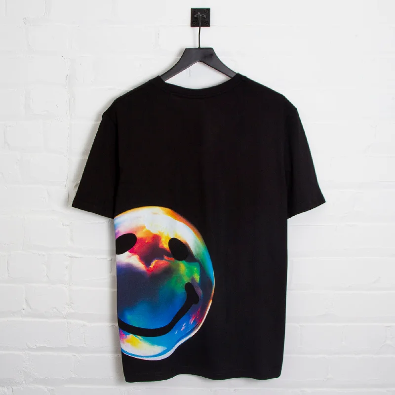 Side Smiley Pressure - Tshirt - Black