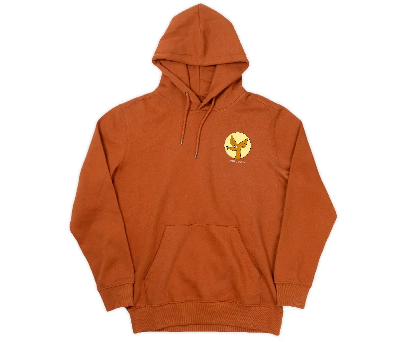 Organic Premium Hoodie Sniff - Dark Orange