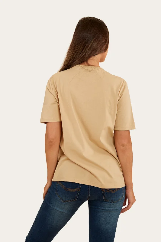 Somerset Womens Loose Fit T-Shirt - Dark Sand