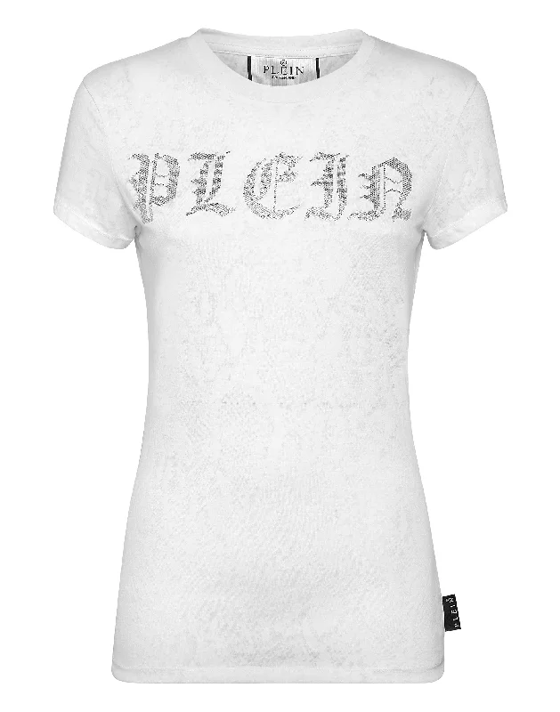 T-shirt Round Neck Sexy Pure Fit Gothic Plein