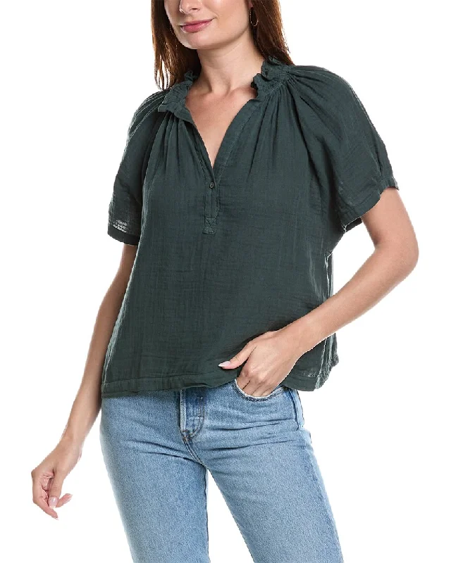 Velvet by Graham & Spencer Gauze Top