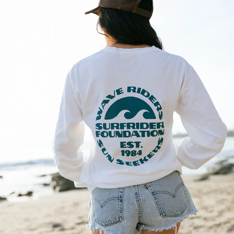 Wave Riders Long Sleeve Tee (white)