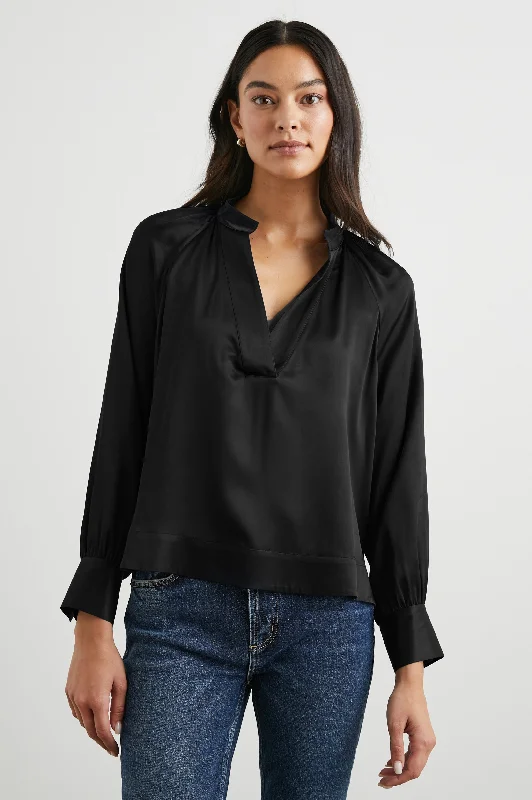 WYNNA TOP - BLACK